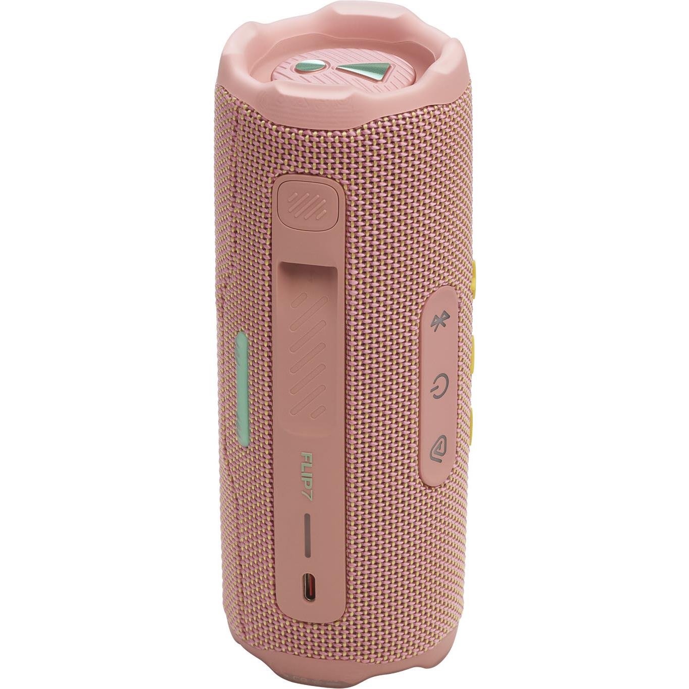 JBL Flip 7 Portable Waterproof Bluetooth Speaker (Pink)