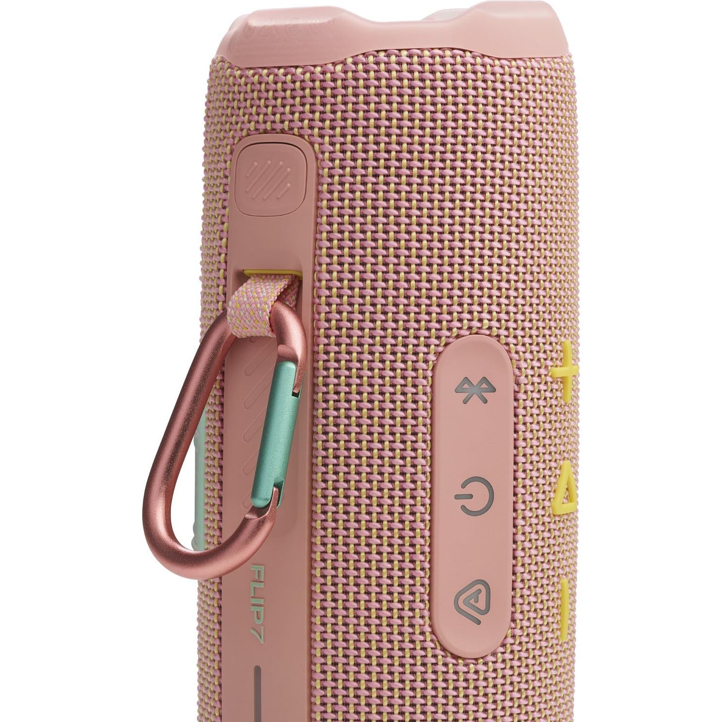 JBL Flip 7 Portable Waterproof Bluetooth Speaker (Pink)