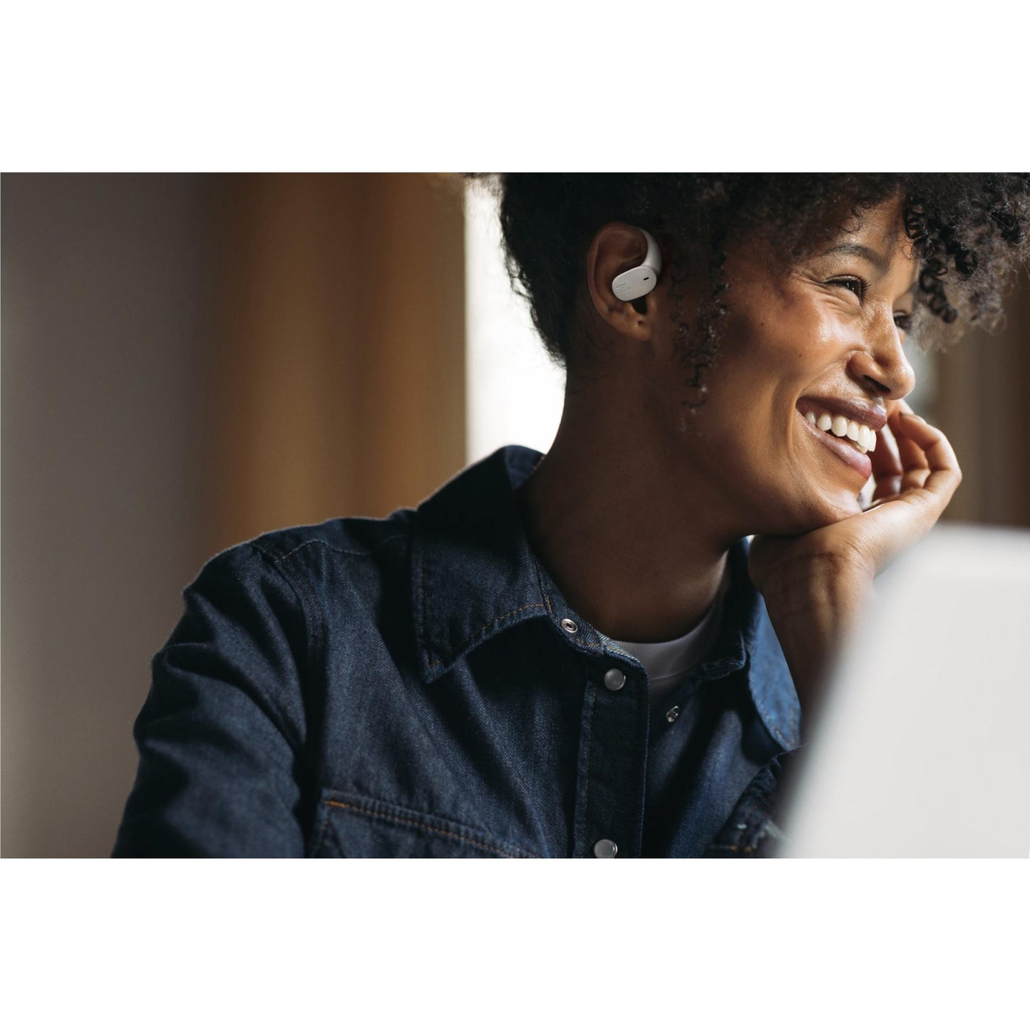 JBL Sense Lite TWS Open-Ear Headphones (White)