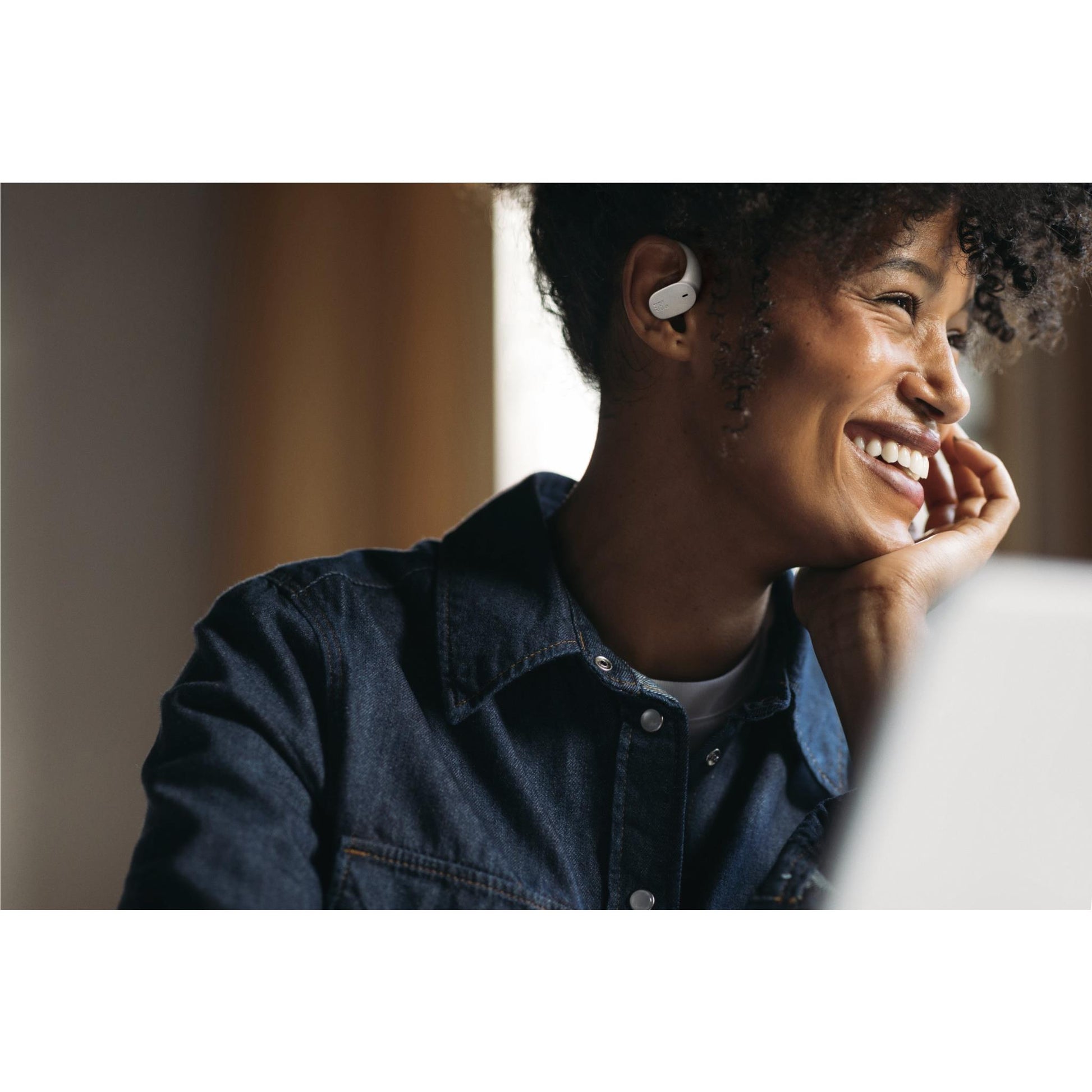 JBL Sense Lite TWS Open-Ear Headphones (White)