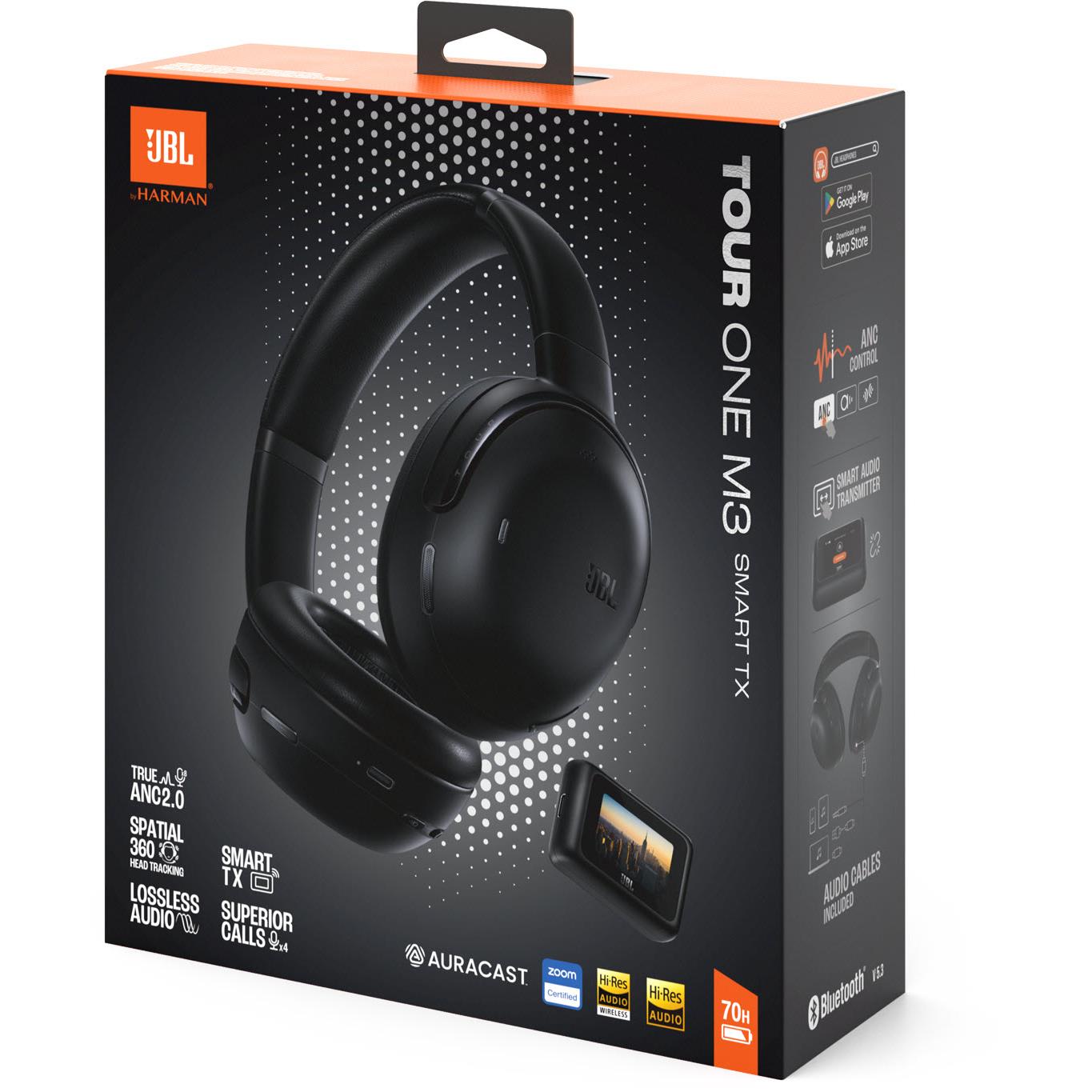 JBL Tour One MK3 Smart TX NC Over-Ear Headphones (Black)