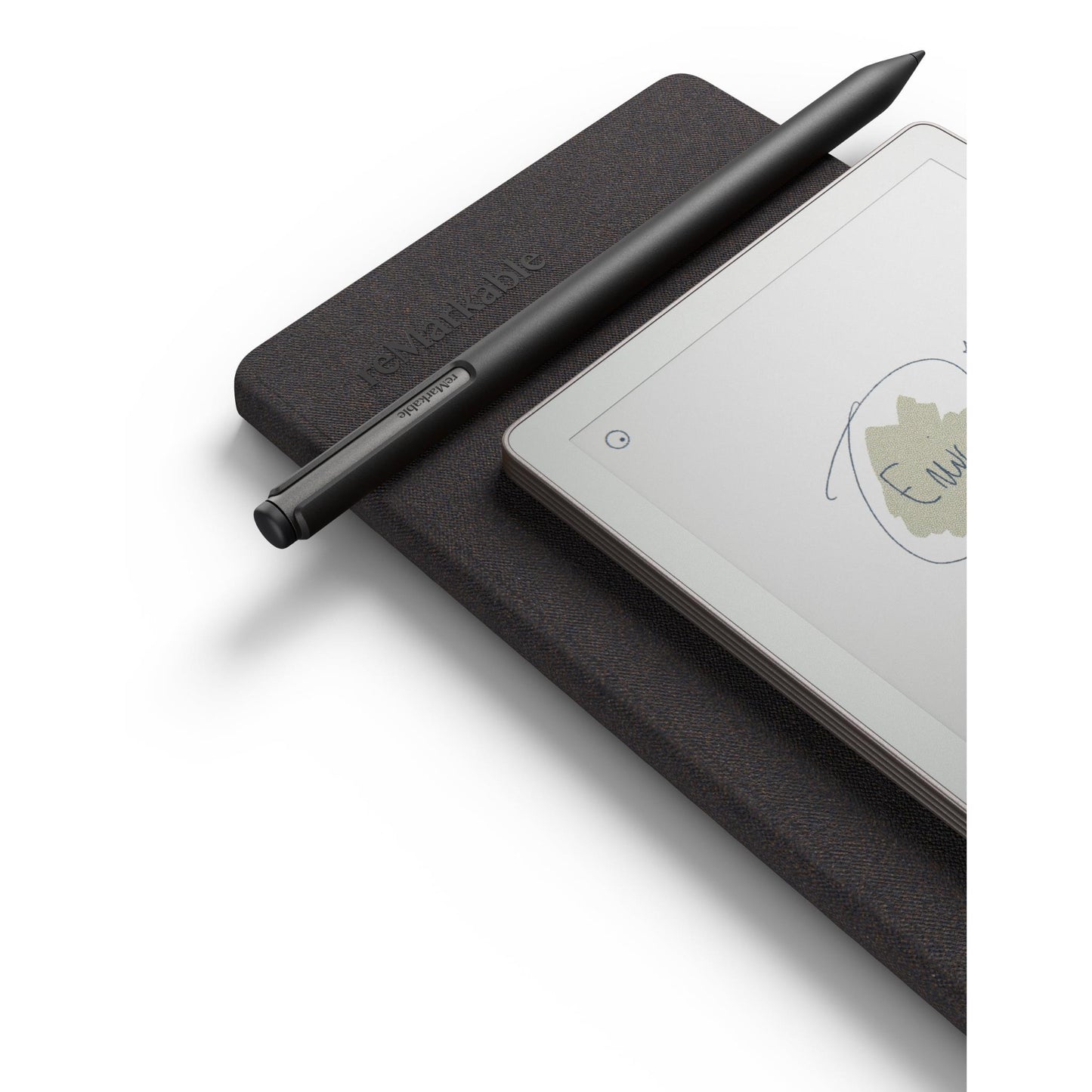 reMarkable Paper Pro Move with  MarkerPlus and Book Folio Weave (Basalt)