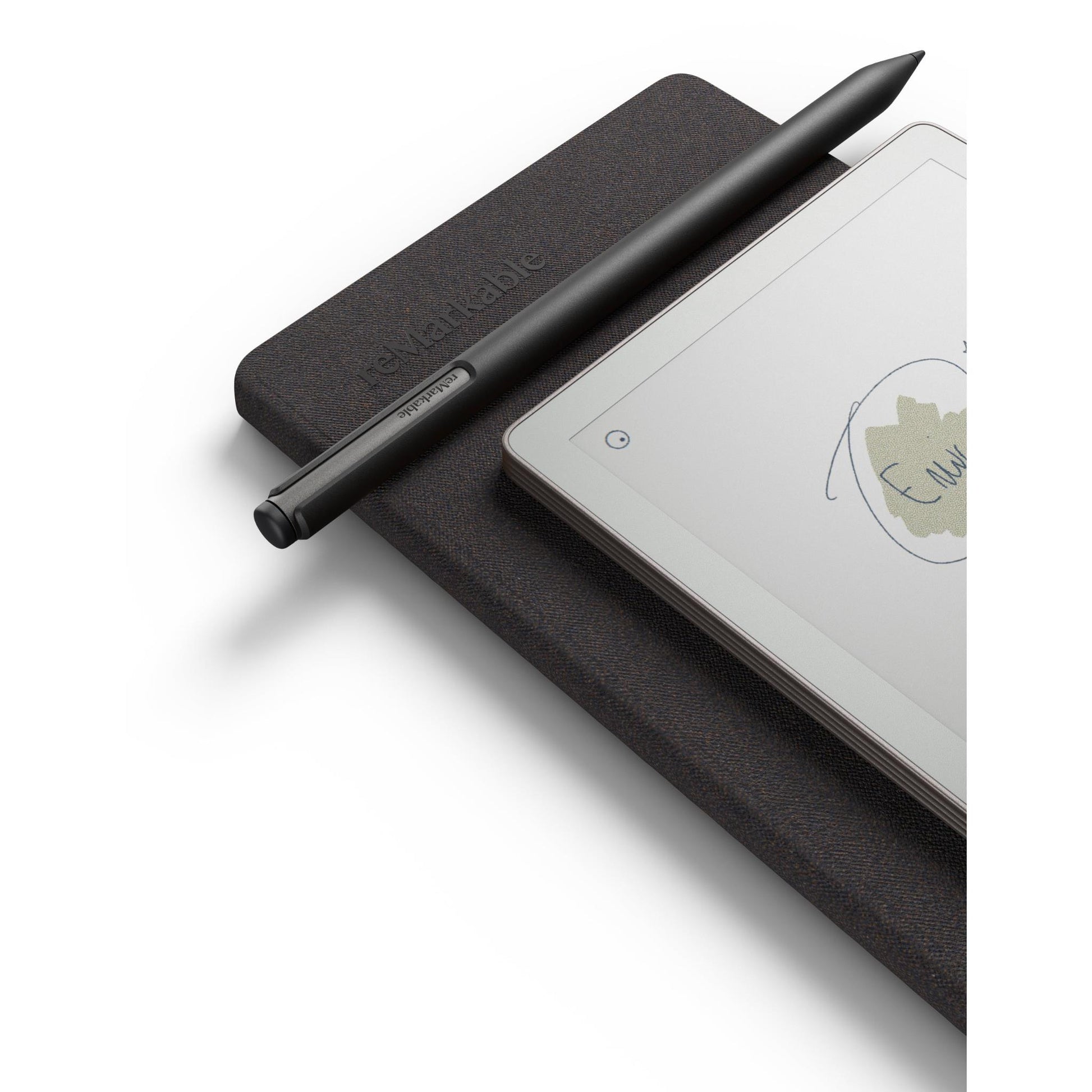 reMarkable Paper Pro Move with  MarkerPlus and Book Folio Weave (Basalt)