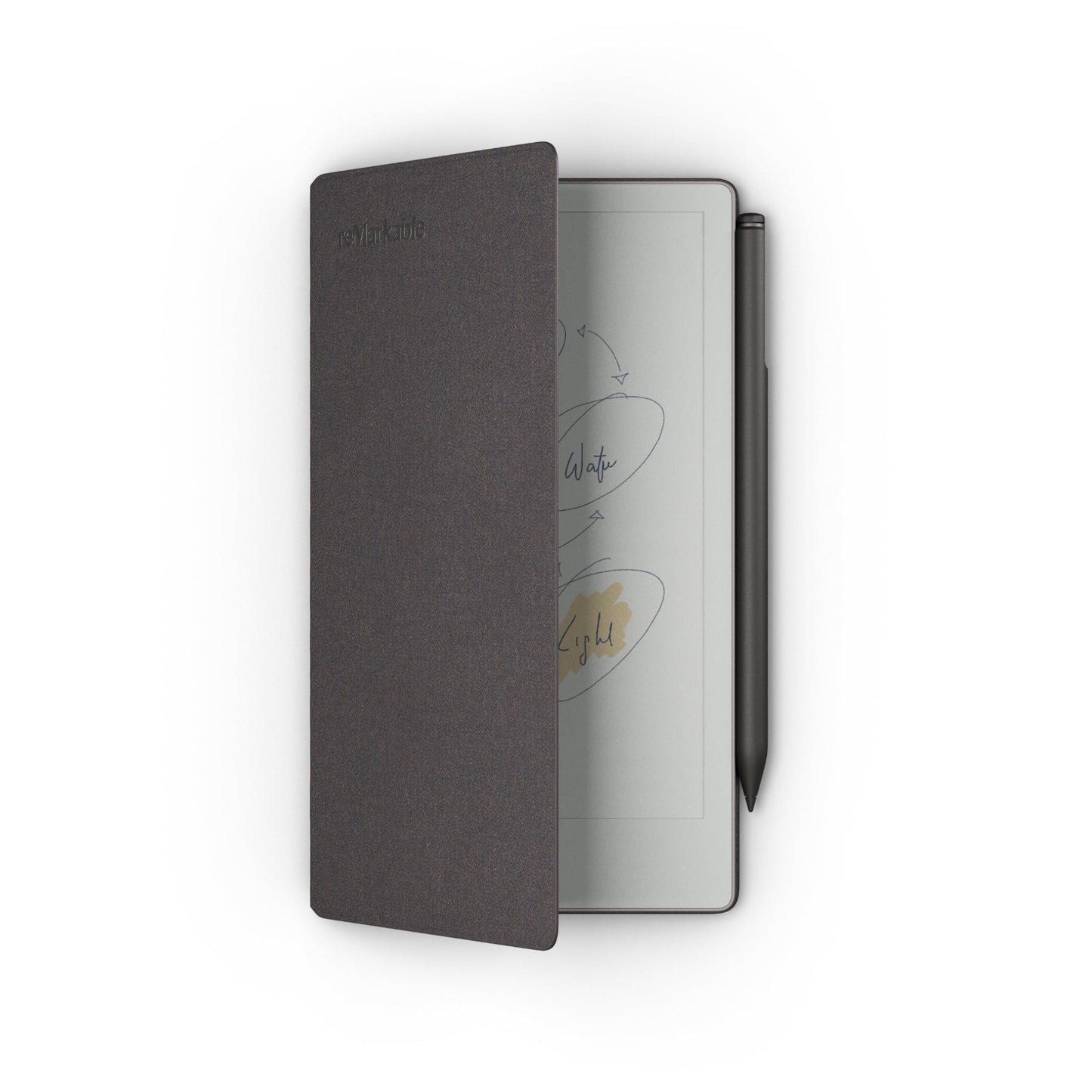 reMarkable Paper Pro Move with  MarkerPlus and Book Folio Weave (Basalt)