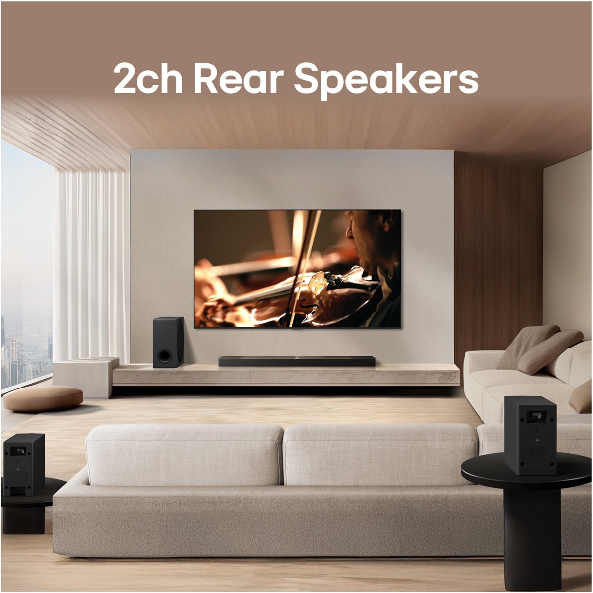LG Home Theatre S80TR 5.1.3Ch Sound Bar with Rear Speakers