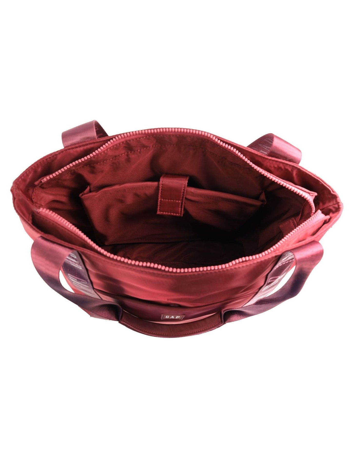 GAP Women's Travel Nylon Tote/Shoulder Bag w/ Secure Zip 39x30cm Wine