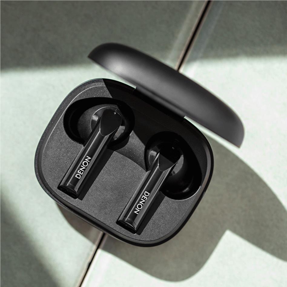 Denon AHC840NCWB Active Noise Cancelling In-Ear Headphones (Black)