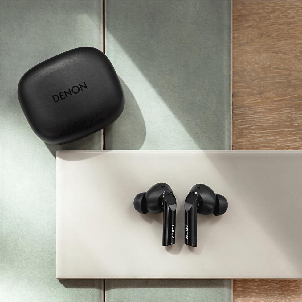 Denon AHC840NCWB Active Noise Cancelling In-Ear Headphones (Black)