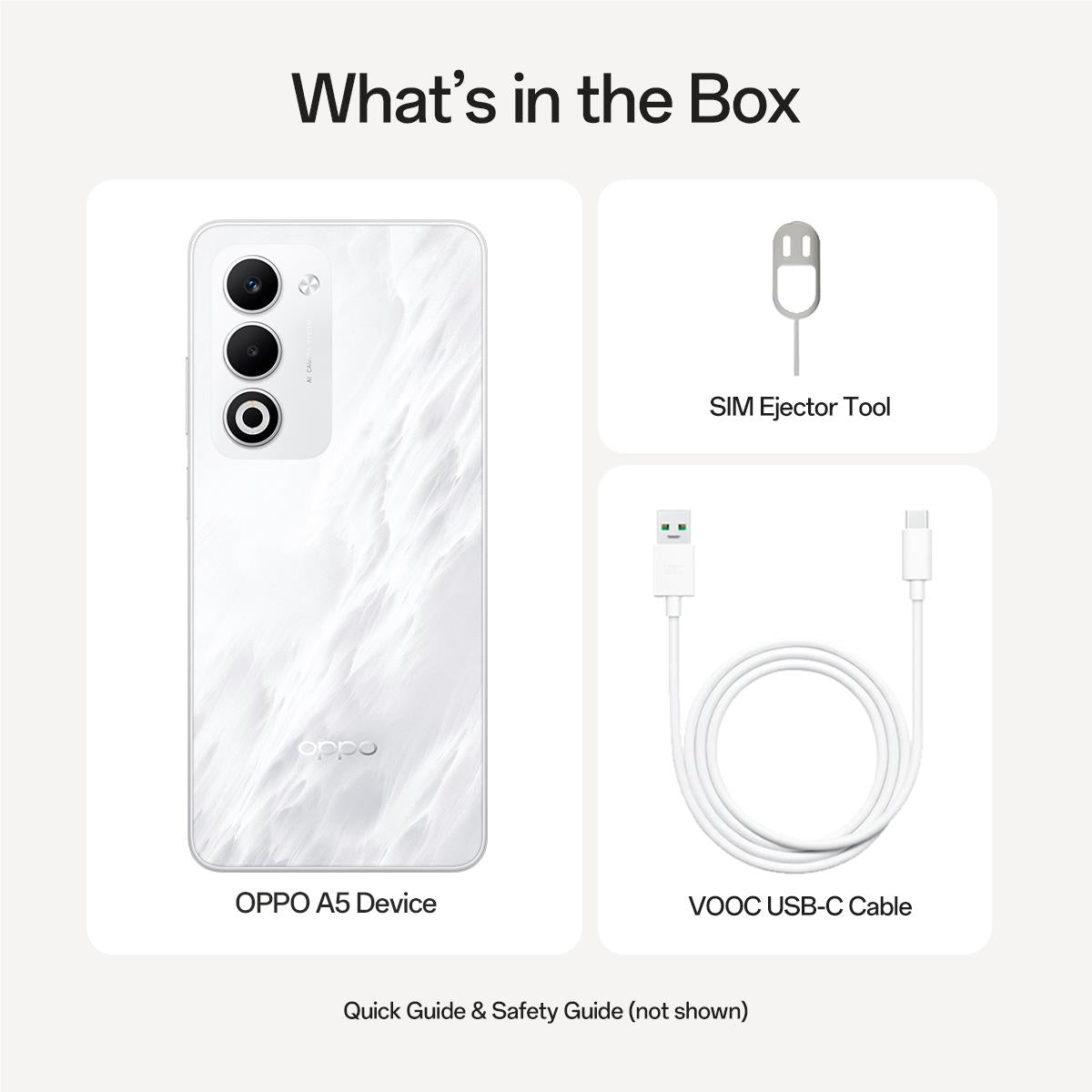 OPPO A5 4G 128GB (Mist White)