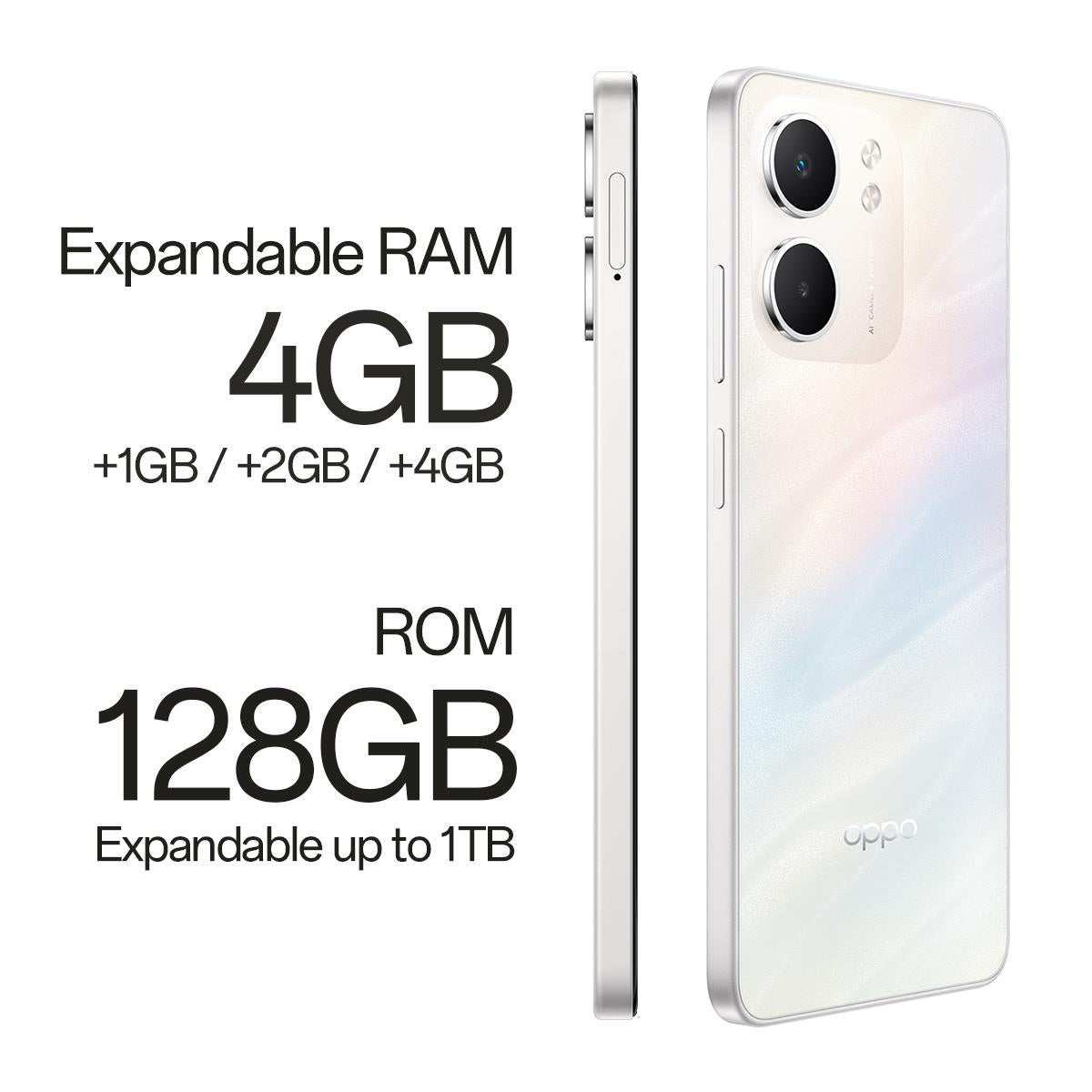 OPPO A5x 4G 128GB (Laser White)