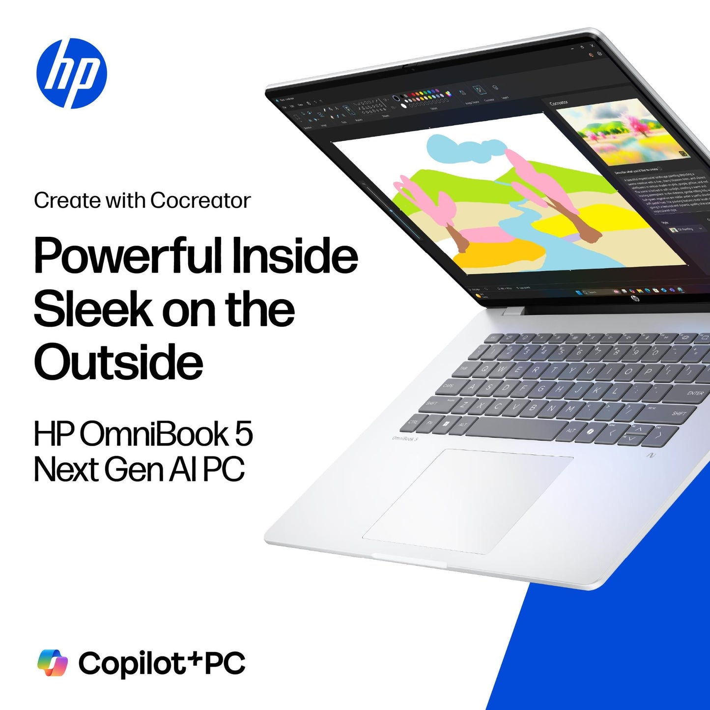 HP OmniBook 5 NG AI PC 14-he0013QU 14" WUXGA OLED Copilot+ PC Laptop (Snapdragon X1)[512GB/16GB]
