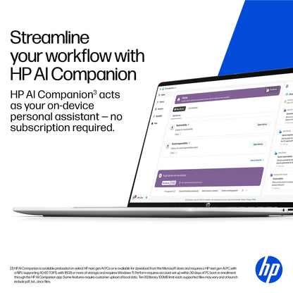 HP OmniBook 5 NG AI PC 14-he0013QU 14" WUXGA OLED Copilot+ PC Laptop (Snapdragon X1)[512GB/16GB]