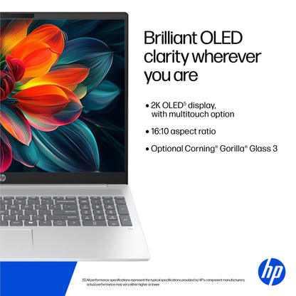 HP OmniBook 5 NG AI PC 14-he0013QU 14" WUXGA OLED Copilot+ PC Laptop (Snapdragon X1)[512GB/16GB]