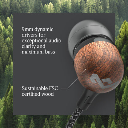 Marley Smile Jamaica USB-C In-Ear Headphones (Signature Black)