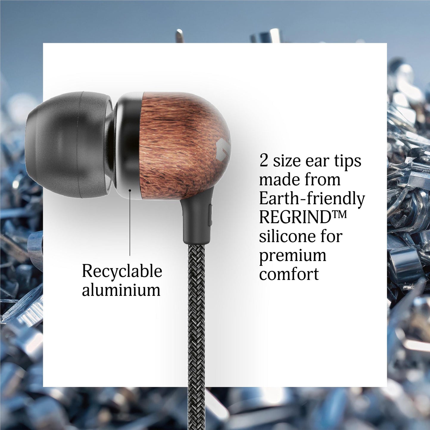 Marley Smile Jamaica USB-C In-Ear Headphones (Signature Black)