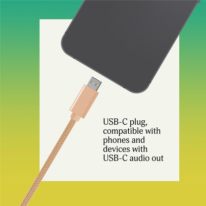 Marley Smile Jamaica USB-C In-Ear Headphones (Copper)