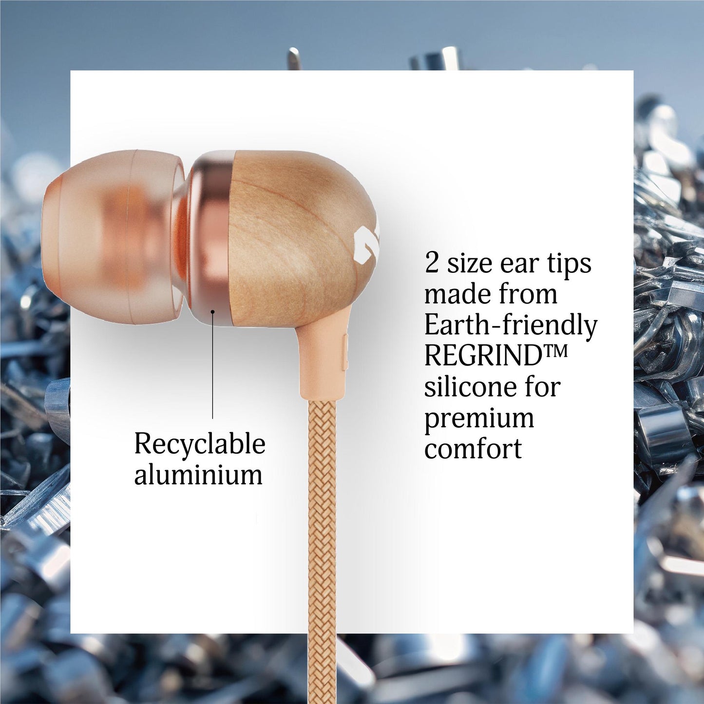 Marley Smile Jamaica USB-C In-Ear Headphones (Copper)