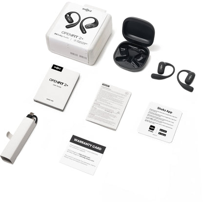 Shokz  OpenFit 2+ Open-Ear TWS Earbuds (Black)
