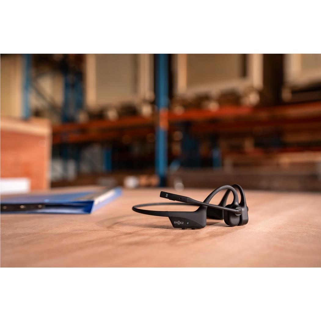 Shokz OpenComm2 Wireless Bluetooth Open-Ear Headphones (Black)