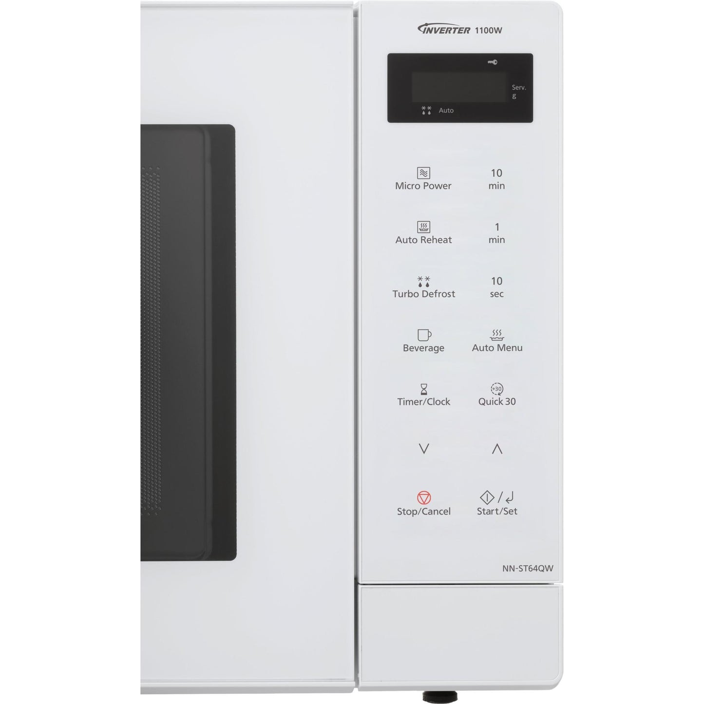 Panasonic NN-ST64QWQPQ 32L Inverter Microwave Oven (White)