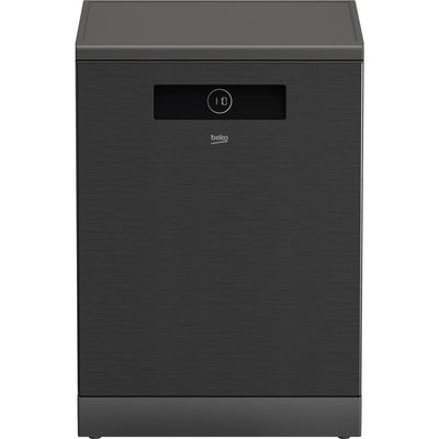 Beko BDFB1650ADX 16 Place Setting Freestanding Dishwasher with AutoDose (Dark Stainless Steel)
