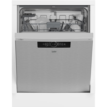 Beko BDBU1430X 14 Place Setting Built-in Dishwasher (Platinum Steel)
