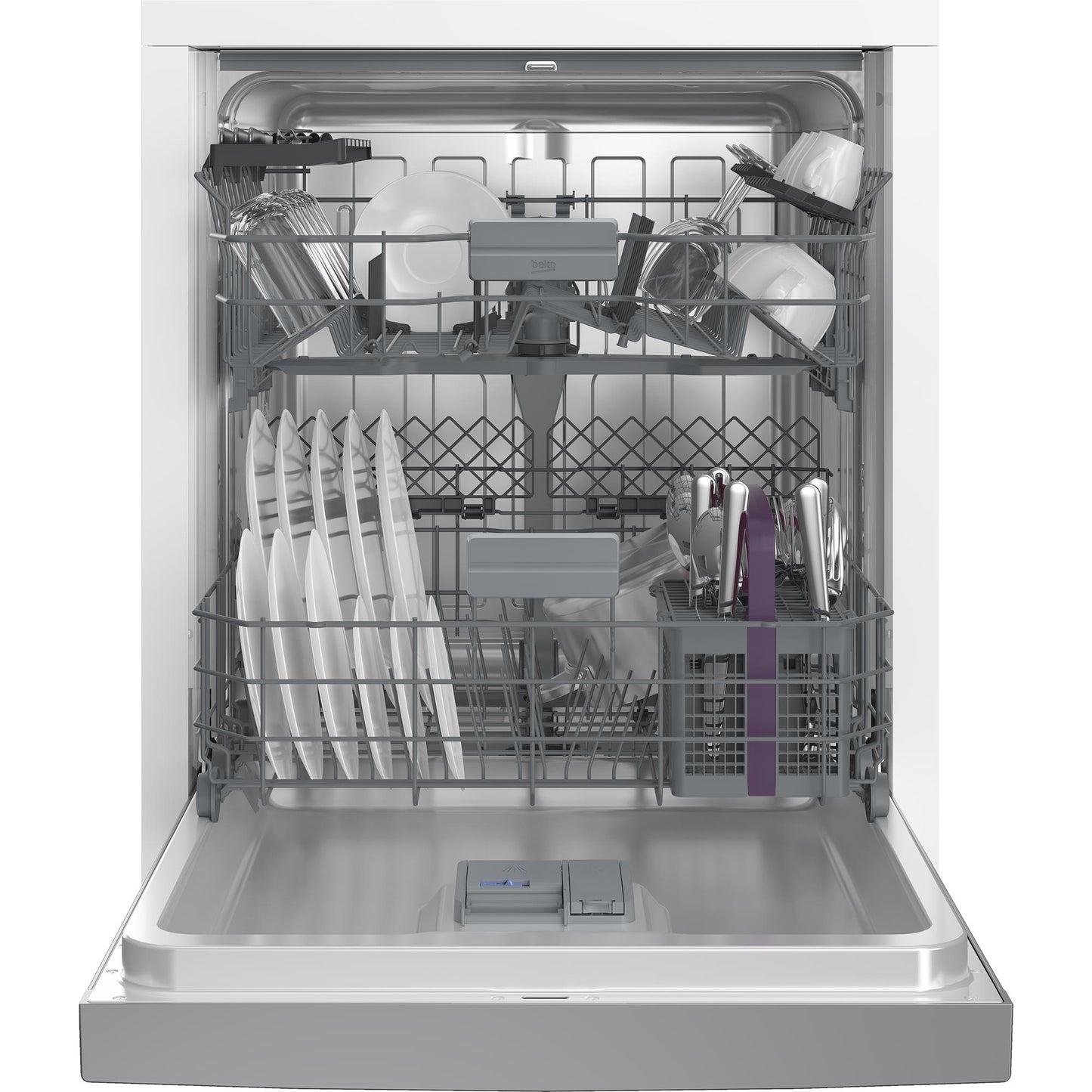 Beko BDBU1430X 14 Place Setting Built-in Dishwasher (Platinum Steel)