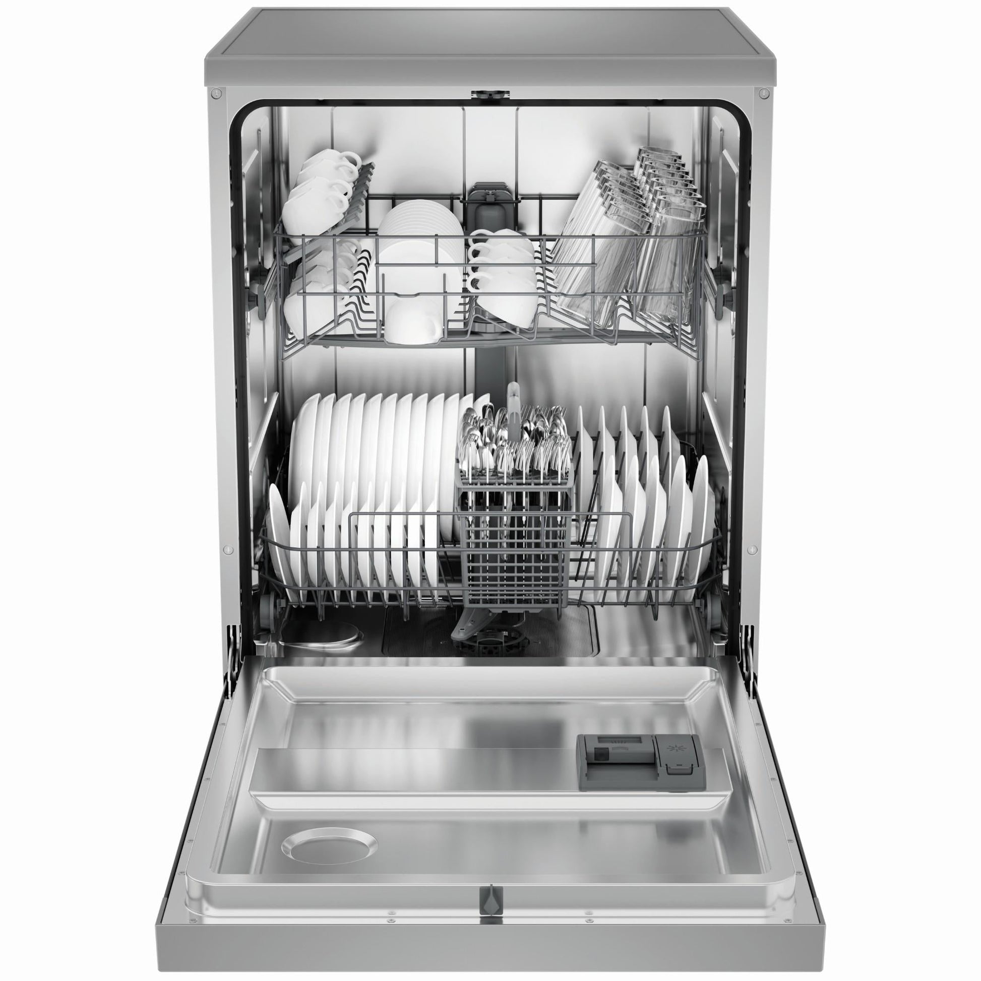Haier HDW13F0S1 300 Series 13 Place Setting Freestanding Dishwasher (Stainless Steel)