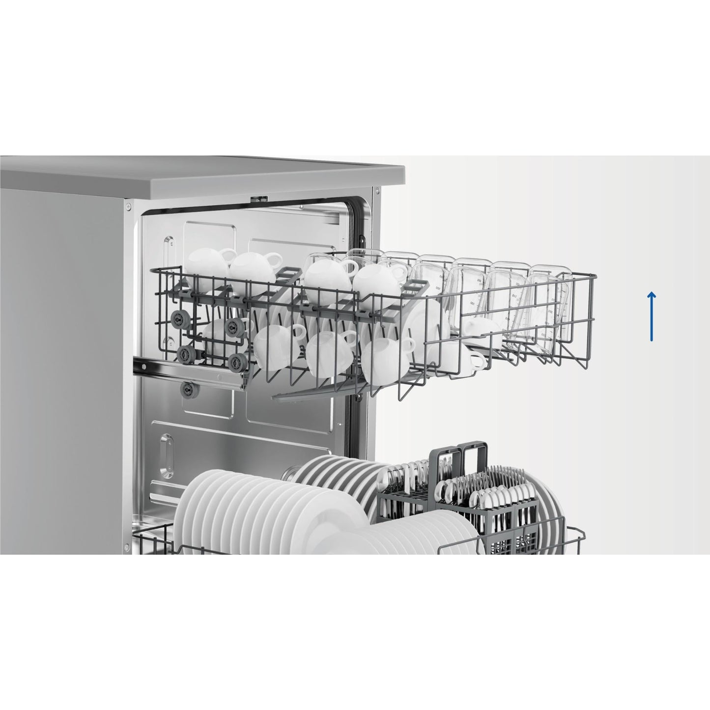 Haier HDW13F0S1 300 Series 13 Place Setting Freestanding Dishwasher (Stainless Steel)