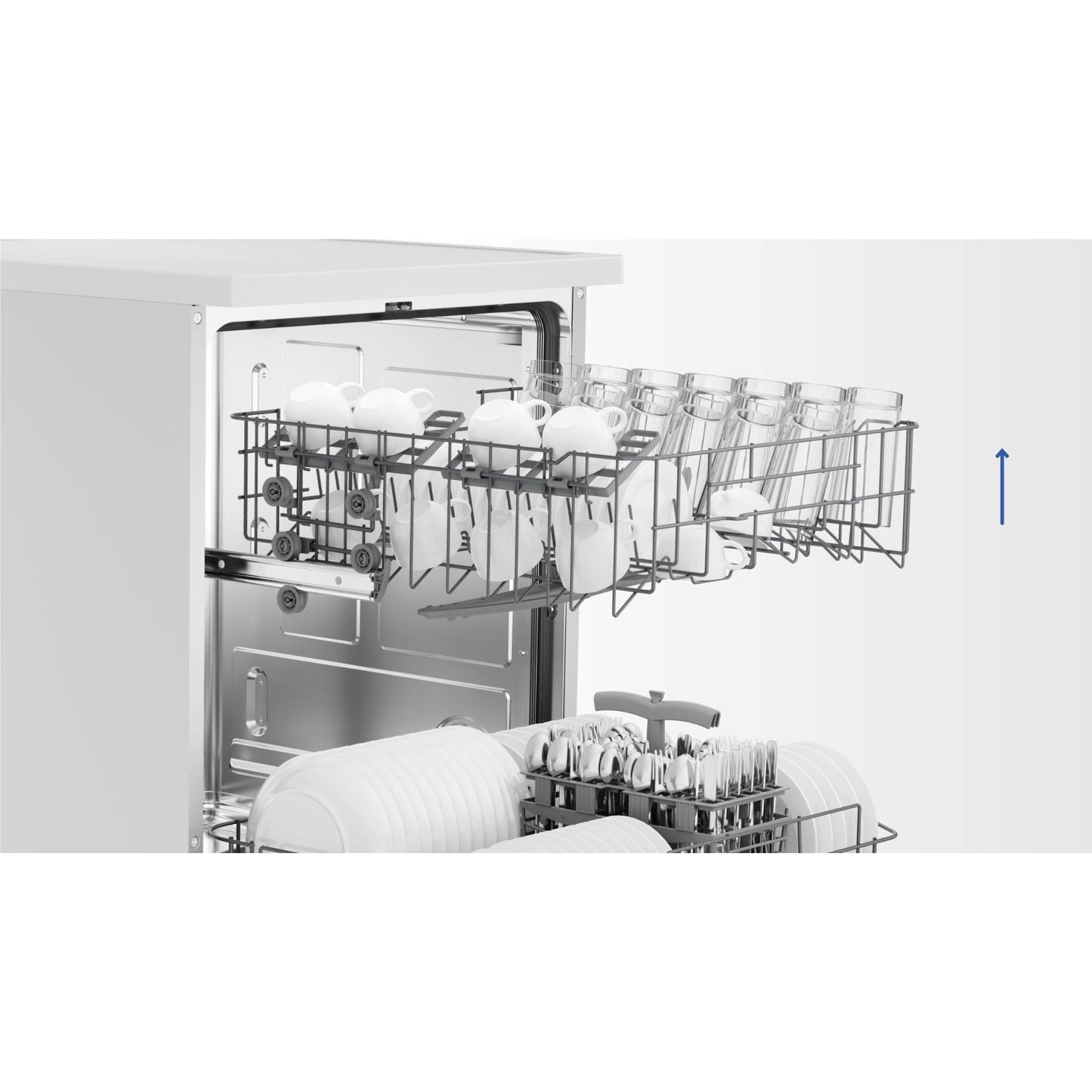 Haier HDW13F0W1 300 Series 13 Place Setting Freestanding Dishwasher (White)