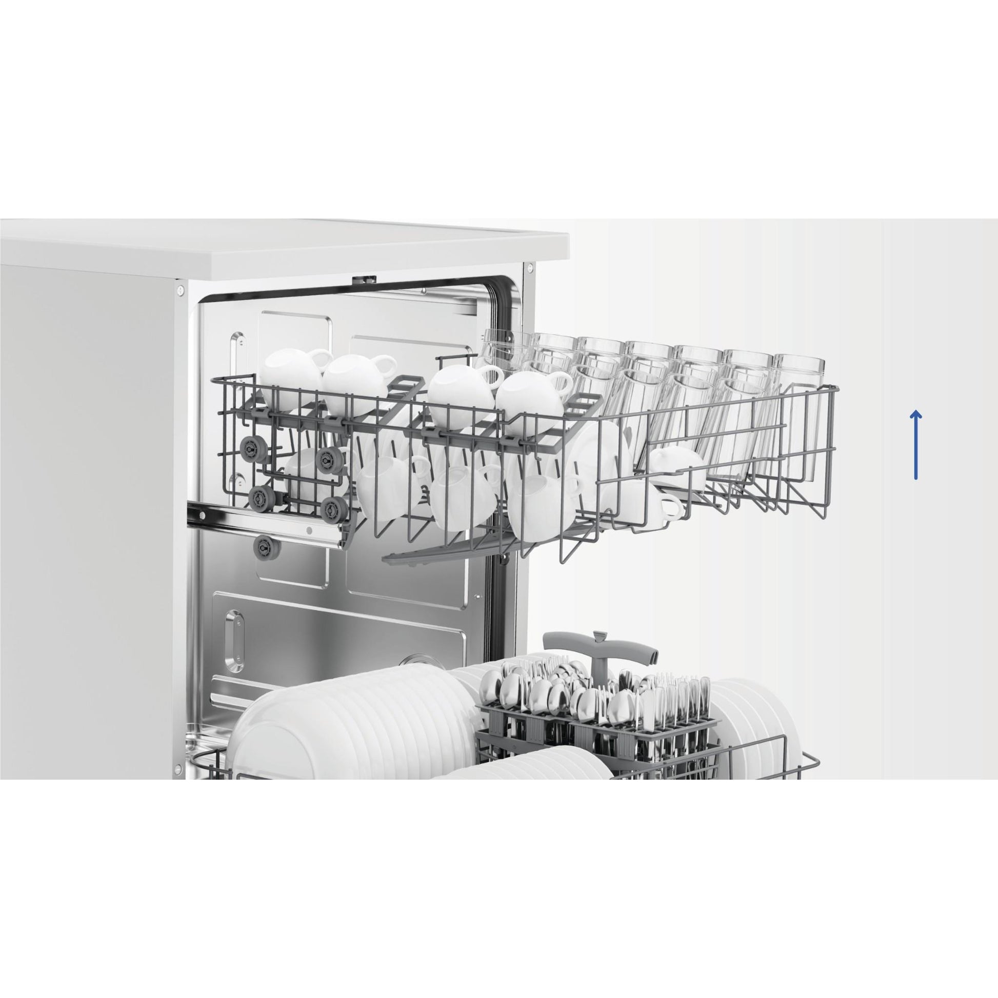 Haier HDW13F0W1 300 Series 13 Place Setting Freestanding Dishwasher (White)