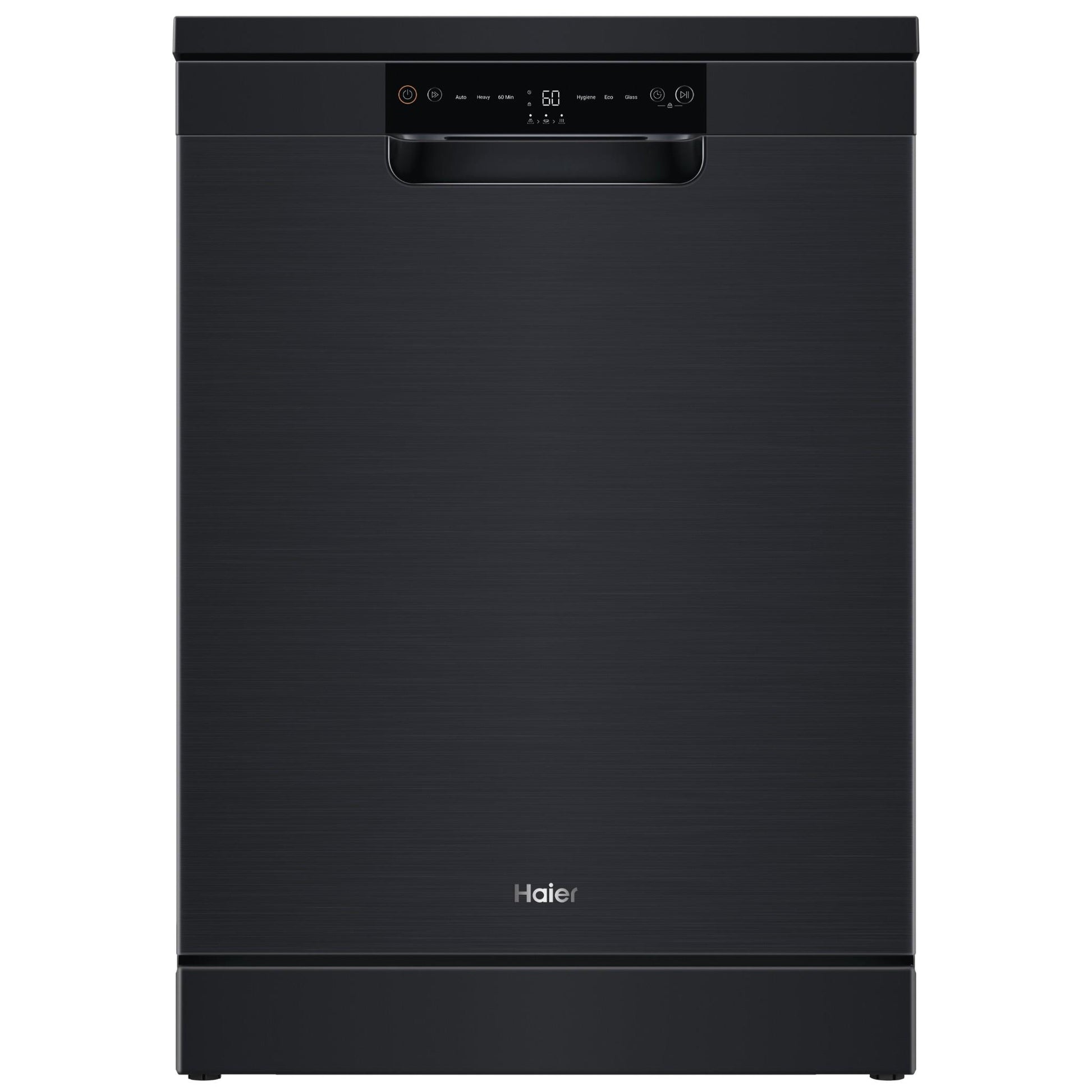 Haier HDW13F0B1 300 Series 13 Place Setting Freestanding Dishwasher (Black)