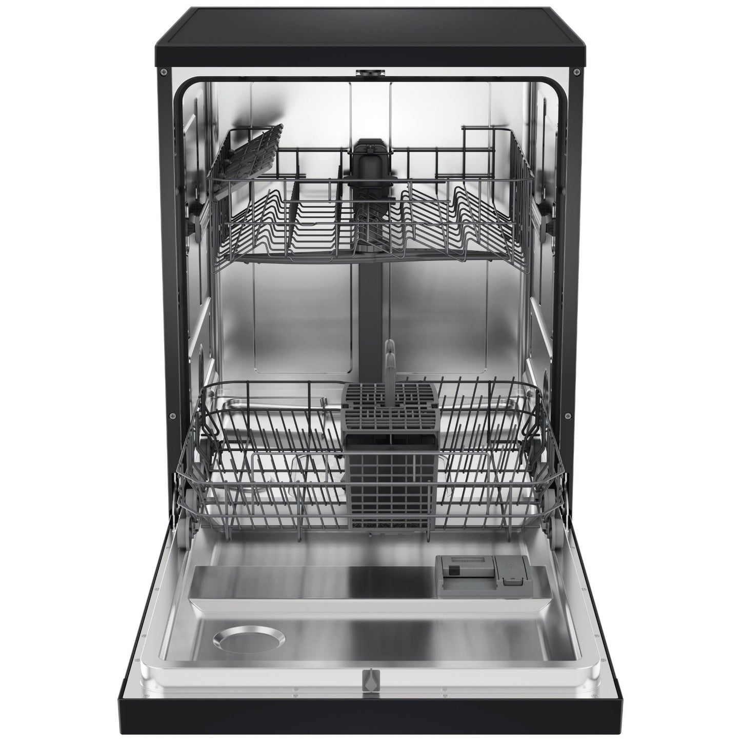 Haier HDW13F0B1 300 Series 13 Place Setting Freestanding Dishwasher (Black)
