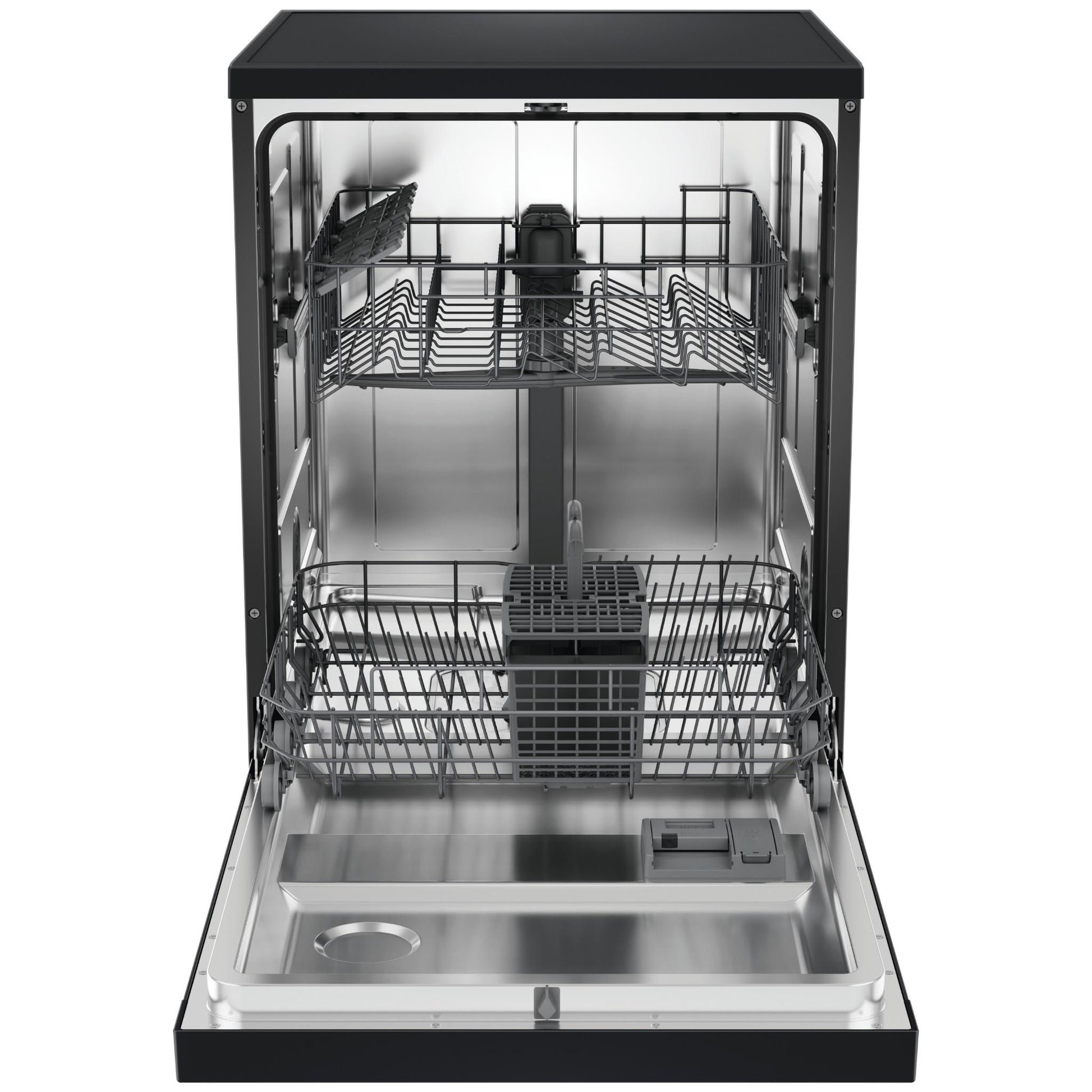 Haier HDW13F0B1 300 Series 13 Place Setting Freestanding Dishwasher (Black)