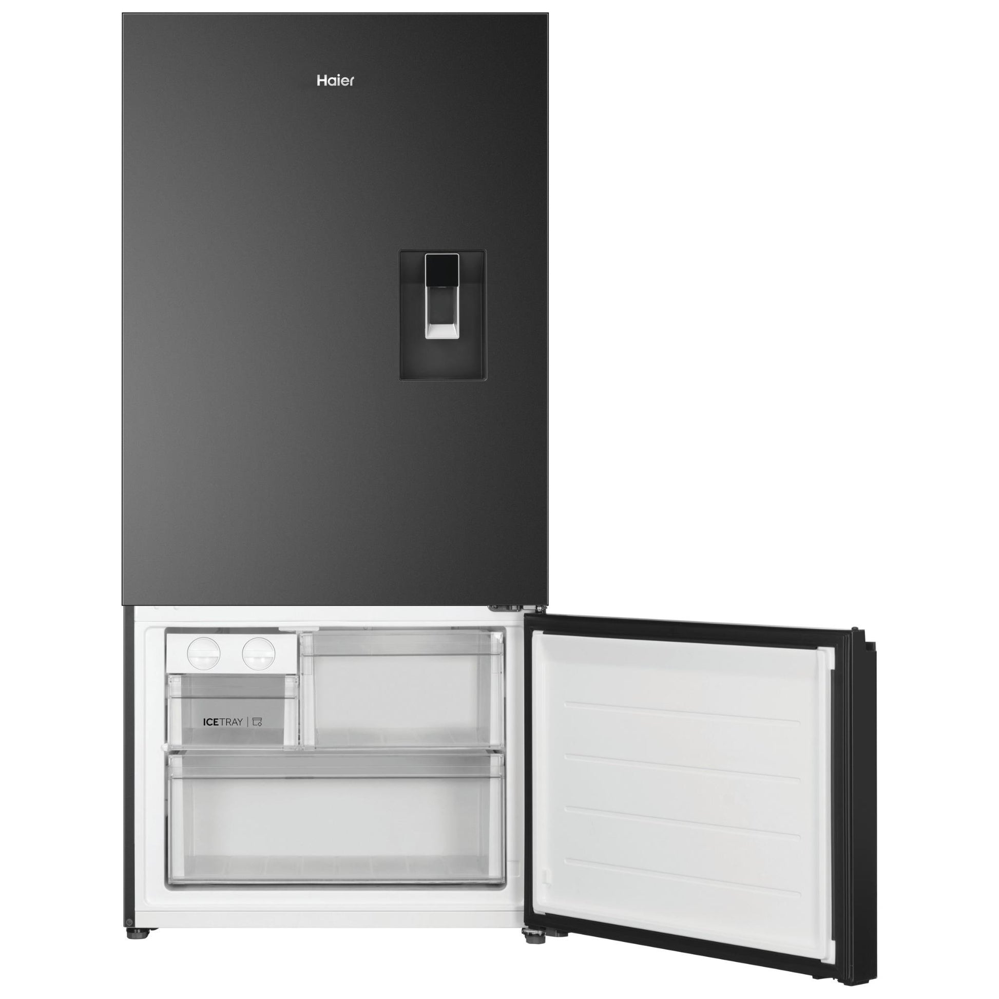 Haier HRF510BHC 600 Series 514L Bottom Mount Fridge (Black)