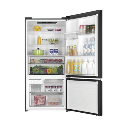 Haier HRF510BHC 600 Series 514L Bottom Mount Fridge (Black)