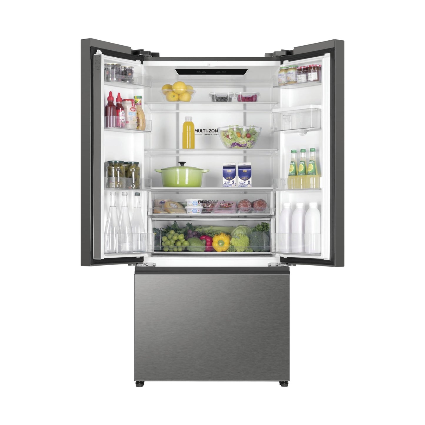 Haier HRF510FHS 600 Series 509L French Door Refrigerator (Satina)