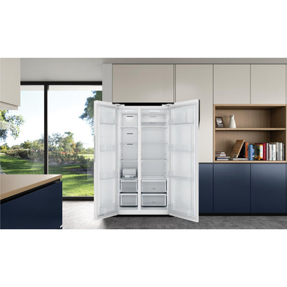 Westinghouse WSE6200WB 624L Side-By-Side Fridge (White)