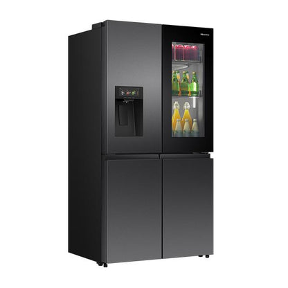Hisense HRCD615TBWV 615L PureView French Door Fridge (Dark Stainless Steel)