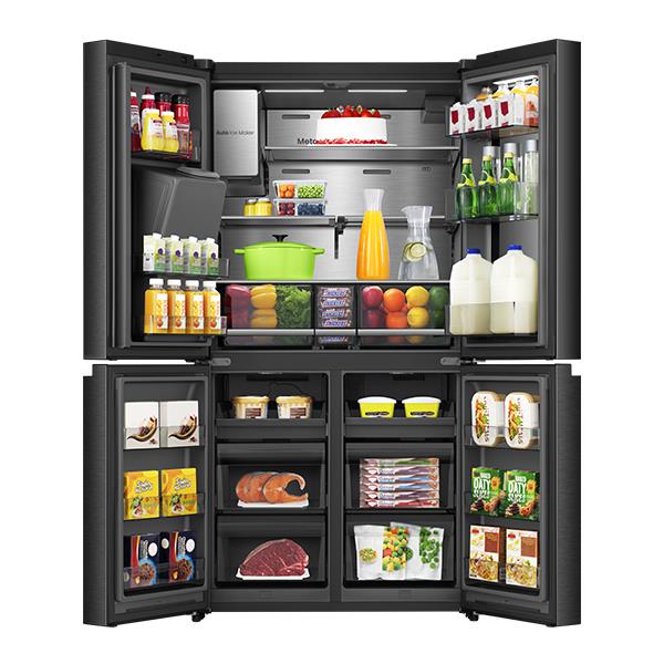 Hisense HRCD615TBWV 615L PureView French Door Fridge (Dark Stainless Steel)