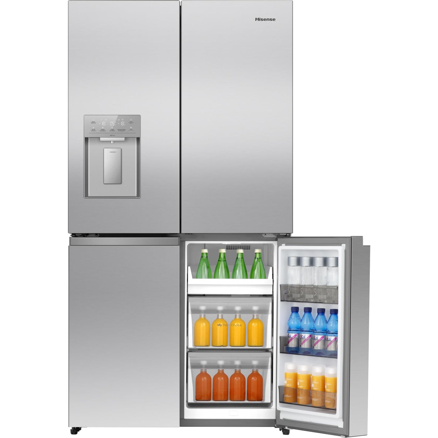 Hisense HRCD640TSW 640L PureFlex French Door Fridge (Stainless Steel)