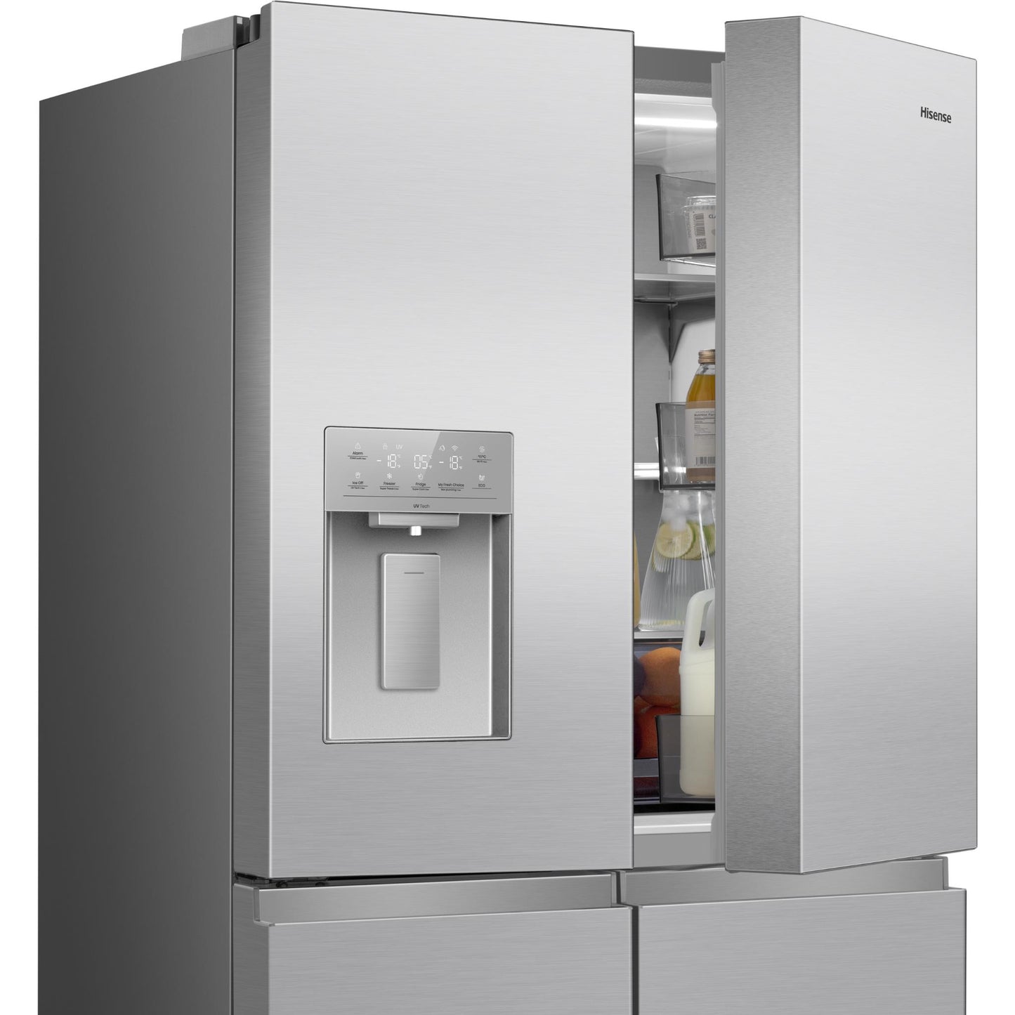 Hisense HRCD640TSW 640L PureFlex French Door Fridge (Stainless Steel)