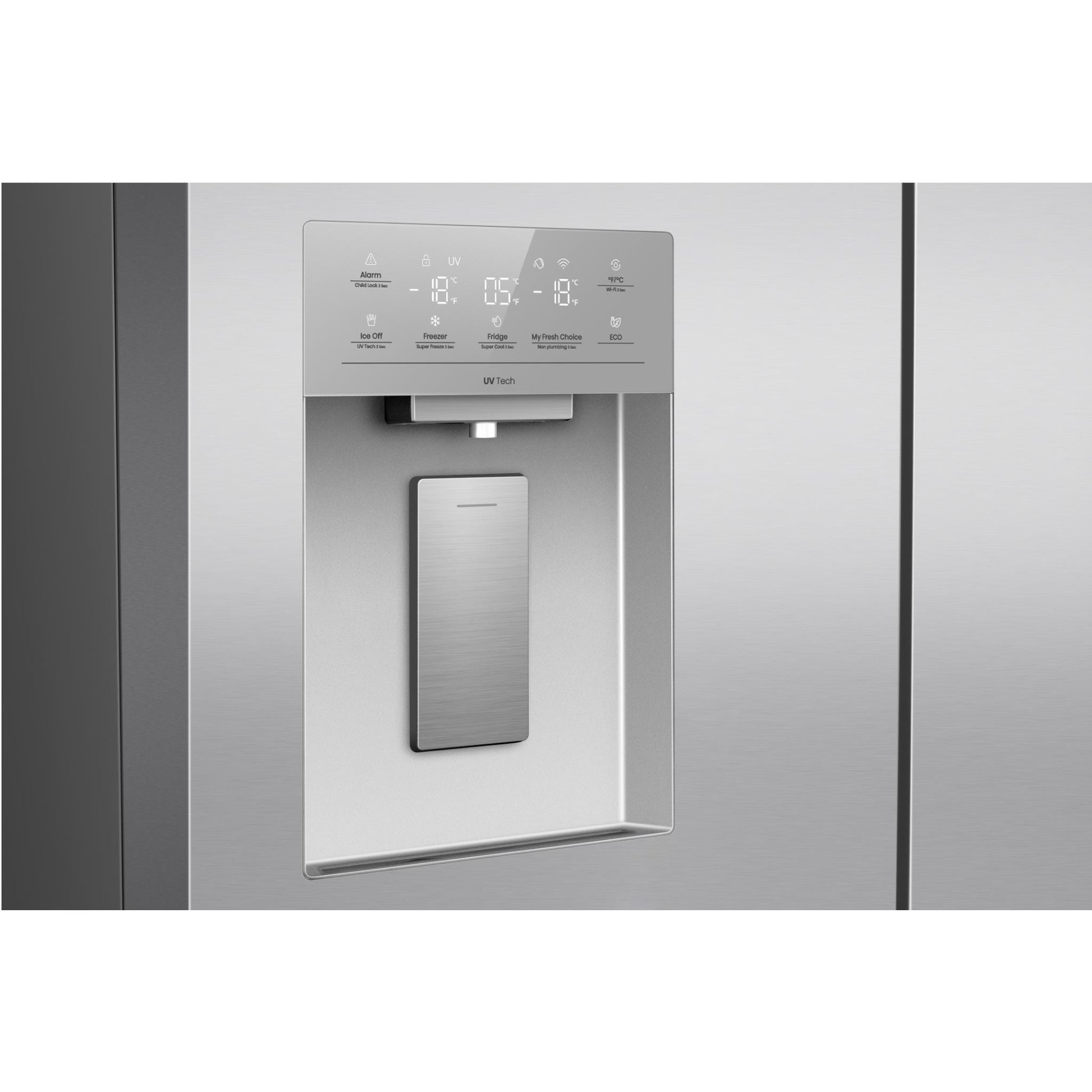 Hisense HRCD640TSW 640L PureFlex French Door Fridge (Stainless Steel)