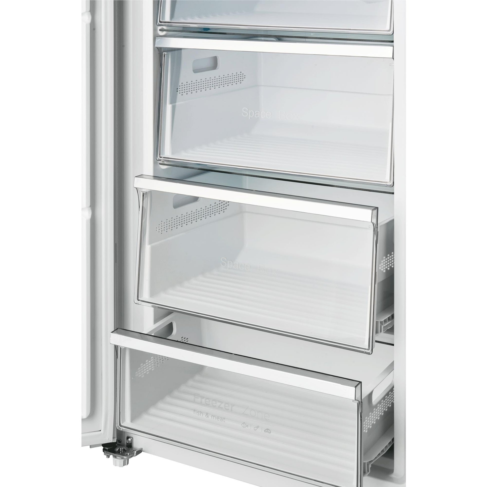 CHiQ CSH380NWL5 380L Single Door Hybrid Fridge-Freezer (Left)