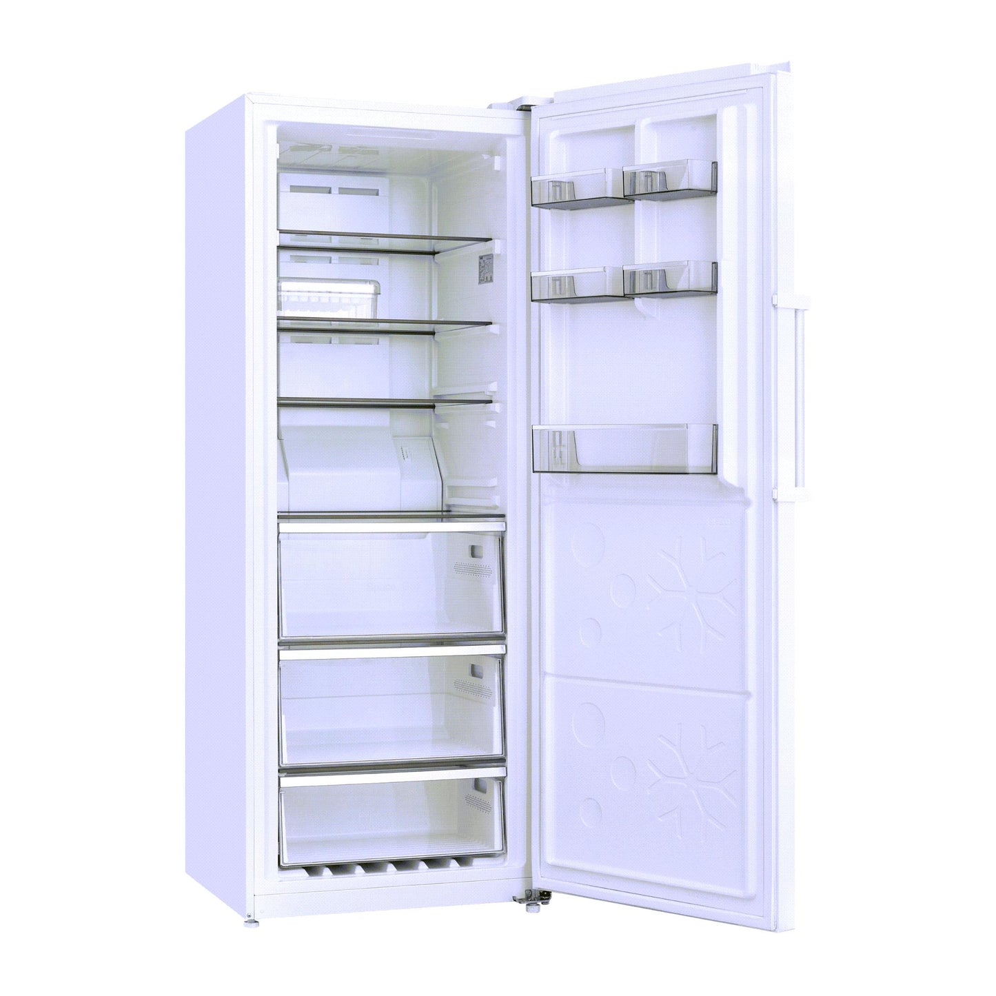 CHiQ CSH380NWR5 380L Single Door Hybrid Fridge-Freezer (Right)