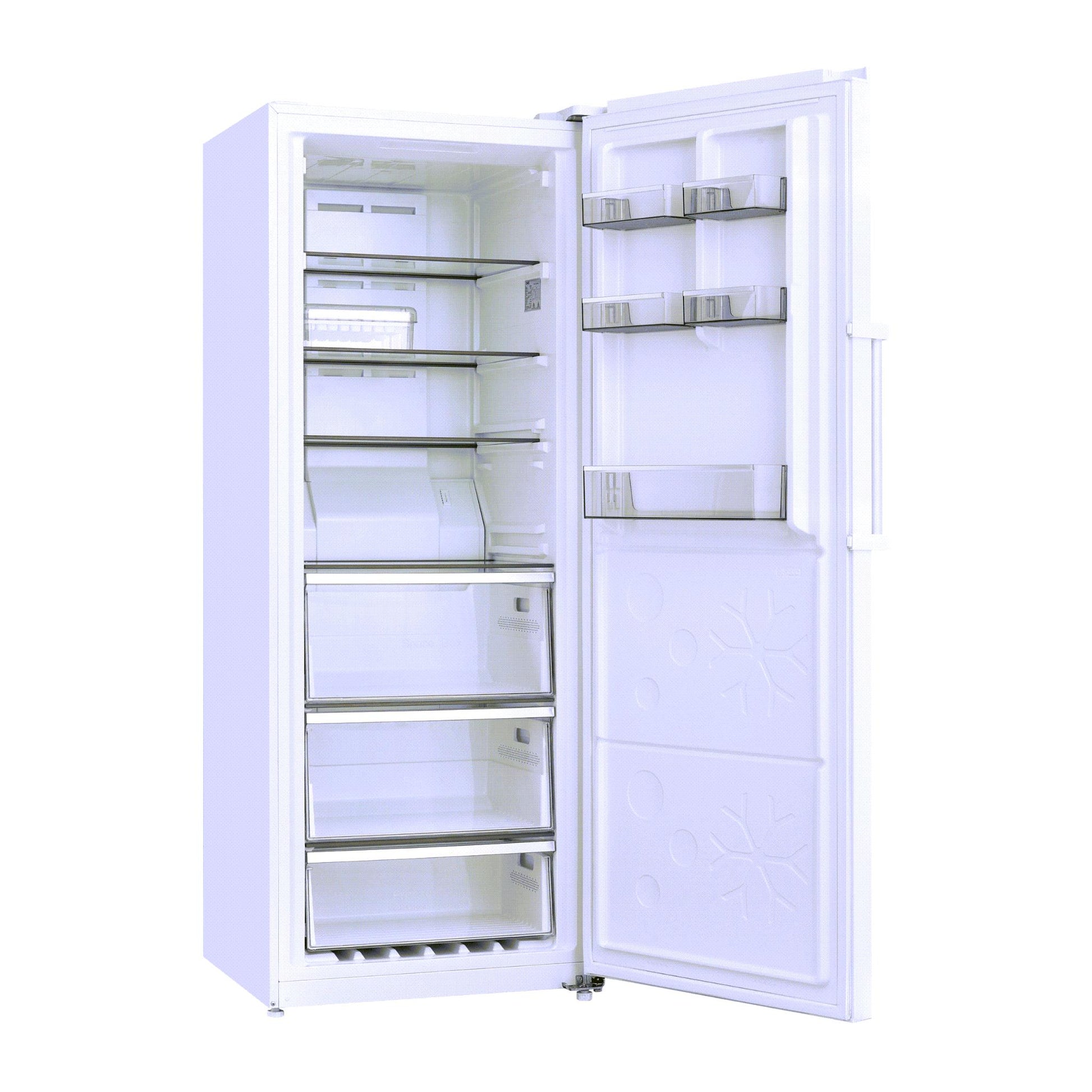 CHiQ CSH380NWR5 380L Single Door Hybrid Fridge-Freezer (Right)
