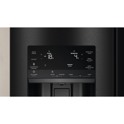 Electrolux  EHE6191BB 609L UltimateTaste 900 French door fridge (Matte Black)