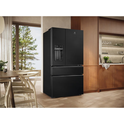 Electrolux  EHE6191BB 609L UltimateTaste 900 French door fridge (Matte Black)