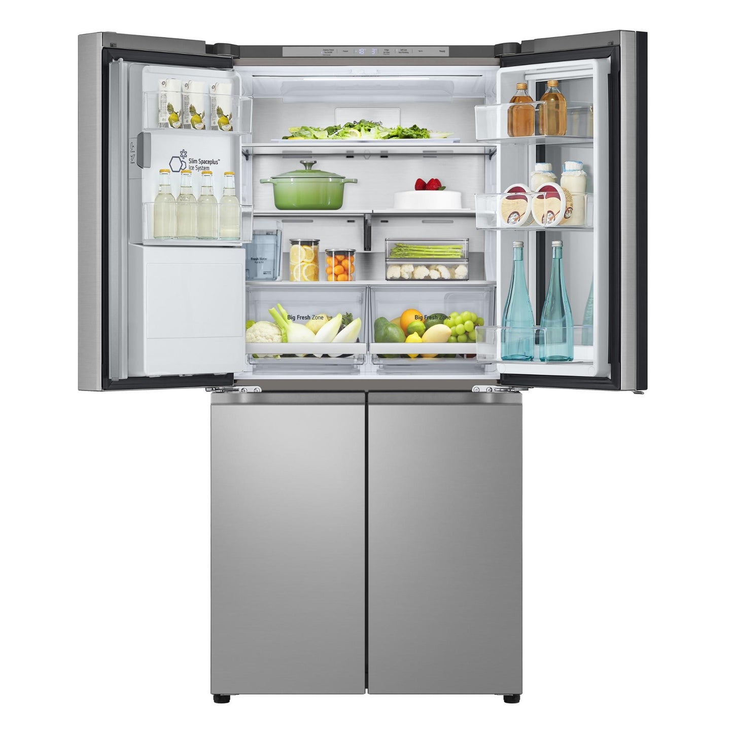 LG GF-VN500PL 508L Slim French Door Fridge with InstaView