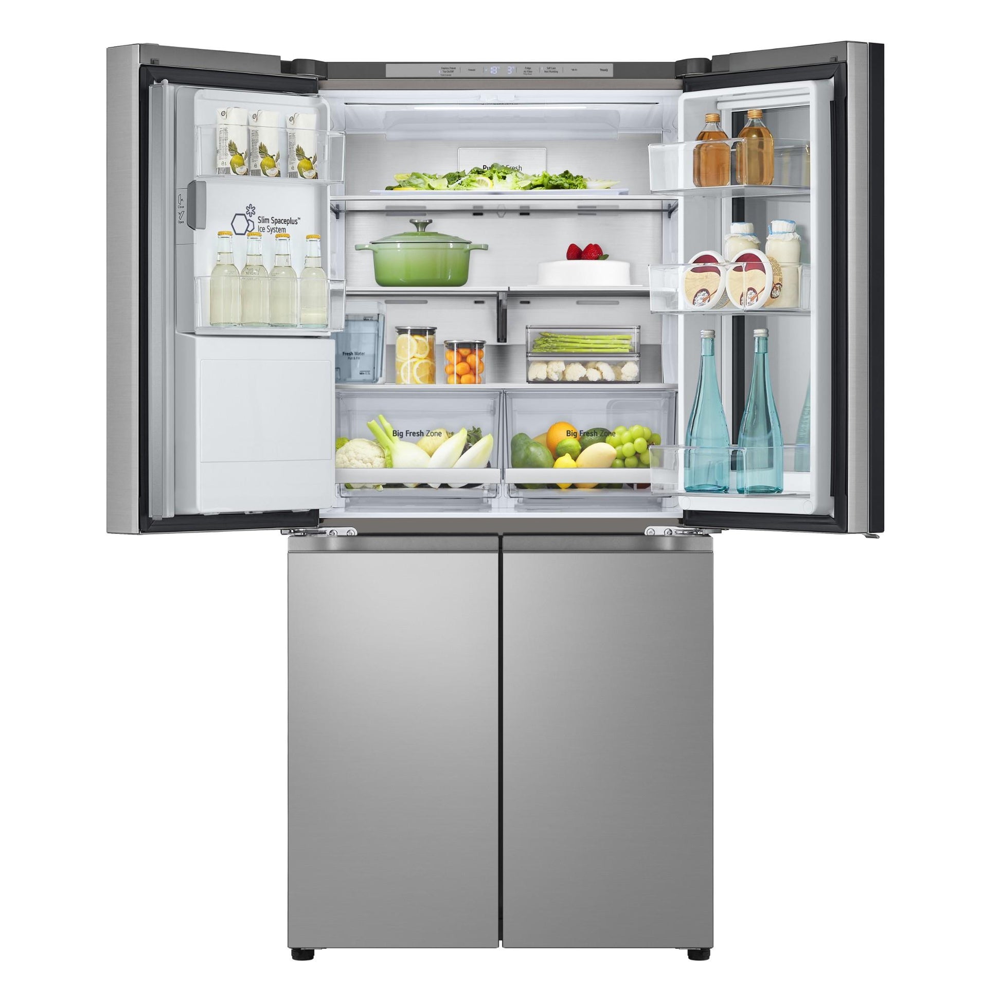 LG GF-VN500PL 508L Slim French Door Fridge with InstaView